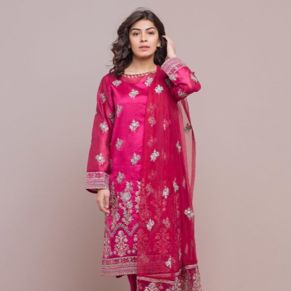 Beechtree Shocking Pink Kurta
